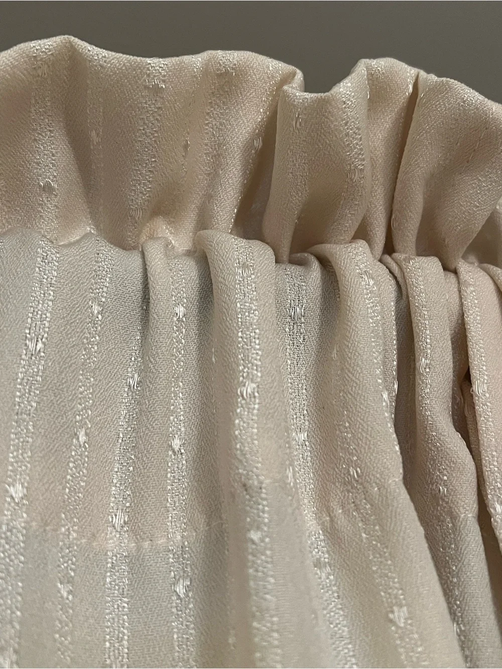 Neutral Cream Dot-Pattern Curtain Panels (5)